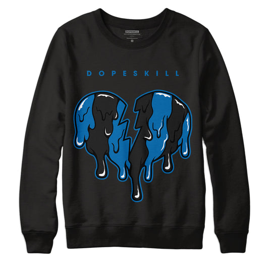 AJ 1 Dark Marina Blue DopeSkill Sweatshirt Tear My Heart Out Graphic