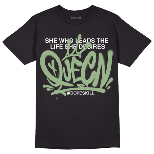Seafoam 4s DopeSkill T-Shirt Queen Graphic - Black