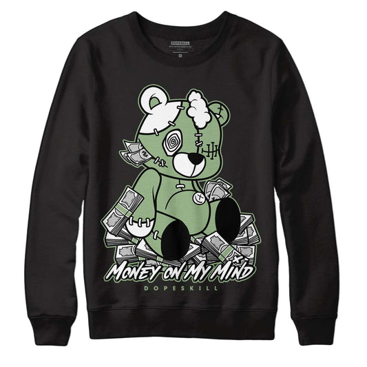 Jordan 4 Retro “Seafoam” DopeSkill Sweatshirt MOMM Bear Graphic Streetwear - Black 