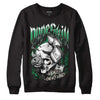 Jordan 2 Retro Lucky Green DopeSkill Sweatshirt Money On My Mind Graphic Streetwear - Black 