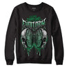 Jordan 1 Low Lucky Green DopeSkill Sweatshirt DopeSkill Evolution Graphic Streetwear - Black