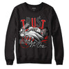 Gym Red 12s DopeSkill Sweatshirt Trust No One Graphic - Black 