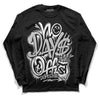 Jordan 1 High 85 Black White DopeSkill Long Sleeve T-Shirt No Days Off Graphic Streetwear - Black 