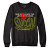 Travis Scott x Jordan 1 Low OG “Olive” DopeSkill Sweatshirt Queen Graphic Streetwear - Black