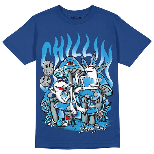 Brave Blue 13s DopeSkill Navy T-shirt Chillin Graphic