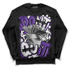 PURPLE Collection DopeSkill Long Sleeve T-Shirt Don't Quit Graphic - Black