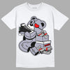 Jordan 13 Retro 'Black Flint' DopeSkill T-Shirt Bear Steals Sneaker Graphic Streetwear - White 