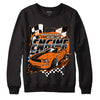 Orange Black White DopeSkill Sweatshirt ENGINE Tshirt Graphic - Black