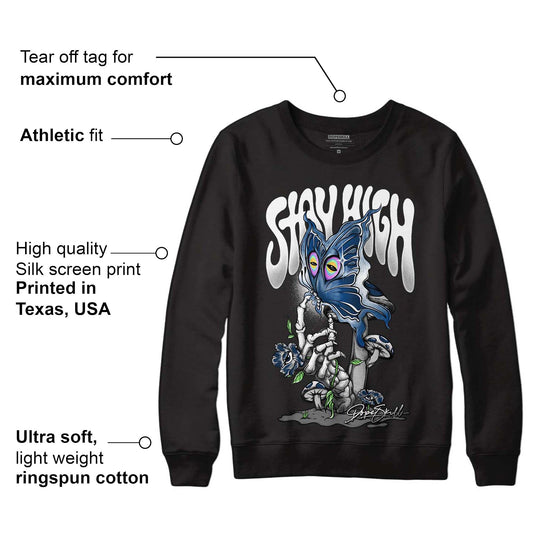 Brave Blue 13s DopeSkill Sweatshirt Stay High Graphic