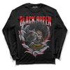 Jordan 13 Retro 'Black Flint' DopeSkill Long Sleeve T-Shirt New Black Queen Graphic Streetwear - Black