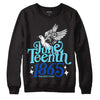 Dunk Low Argon DopeSkill Sweatshirt Juneteenth 1865 Graphic Streetwear - Black