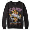 Brotherhood 1s High OG DopeSkill Sweatshirt Slow Burn Graphic - Black 