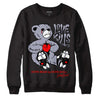 Jordan 13 Retro 'Black Flint' DopeSkill Sweatshirt Love Kills Graphic Streetwear - Black