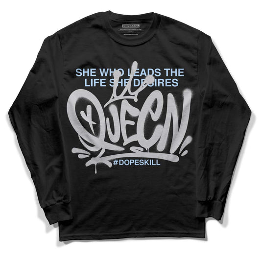 Jordan 11 Retro Low Cement Grey DopeSkill Long Sleeve T-Shirt Queen Graphic Streetwear - Black