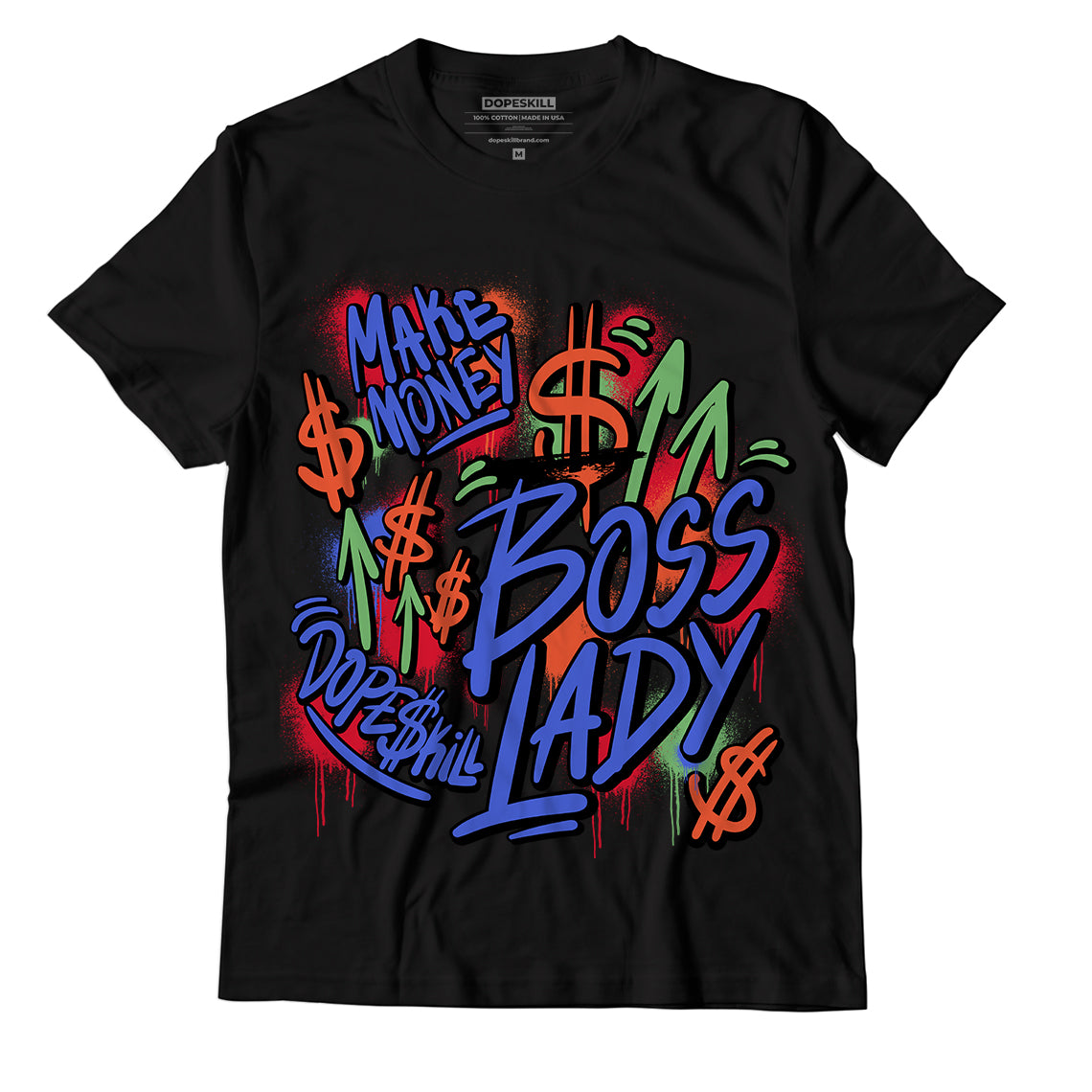 Jordan 5 Low “Doernbecher” DopeSkill T-Shirt Boss lady Graphic - Black 