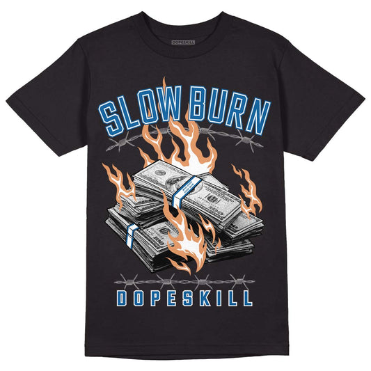 Jordan 3 Retro Wizards DopeSkill T-Shirt Slow Burn Graphic Streetwear - Black