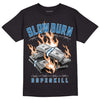 Jordan 3 Retro Wizards DopeSkill T-Shirt Slow Burn Graphic Streetwear - Black