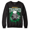 Nike SB x Jordan 4 “Pine Green” DopeSkill Sweatshirt Trapped Halloween Graphic Streetwear - Black