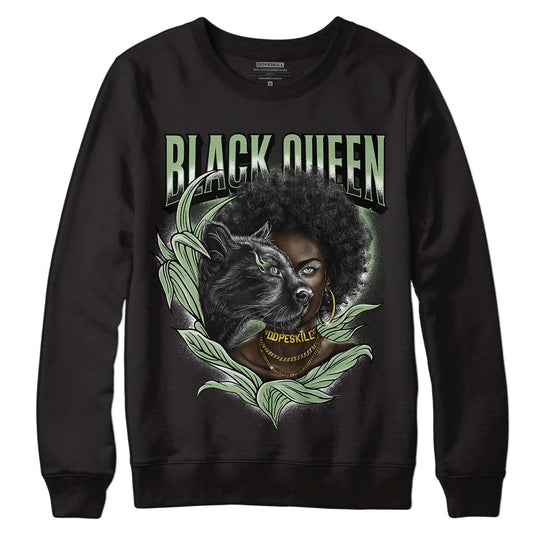 Jordan 4 Retro “Seafoam” DopeSkill Sweatshirt New Black Queen Graphic Streetwear  - Black 