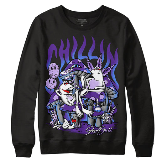 Court Purple 13s DopeSkill Sweatshirt Chillin Graphic