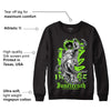 Neon Green Collection DopeSkill Sweatshirt Juneteenth Graphic