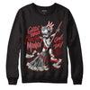 Gym Red 9s DopeSkill Sweatshirt Gettin Bored With This Money Graphic - Black