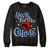 Jordan 5 Retro University Blue DopeSkill Sweatshirt Do It For The Culture Graphic Streetwear - Black
