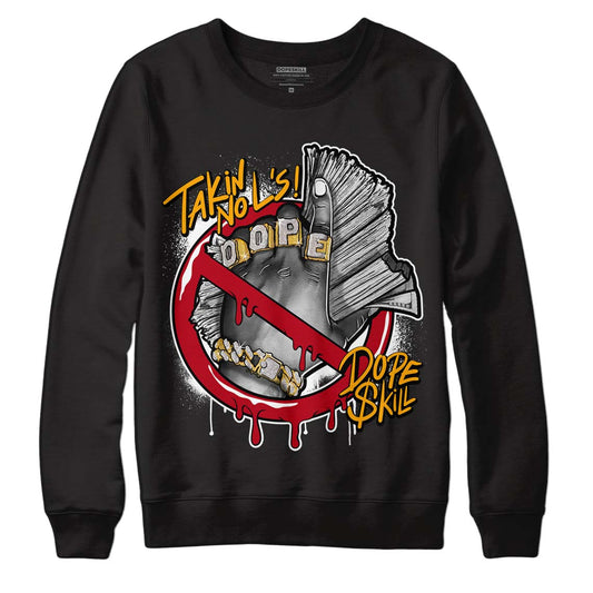 Cardinal 7s DopeSkill Sweatshirt Takin No L's Graphic - Black 