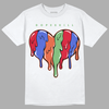 Jordan 5 Low “Doernbecher” DopeSkill T-Shirt Slime Drip Heart Graphic - White 