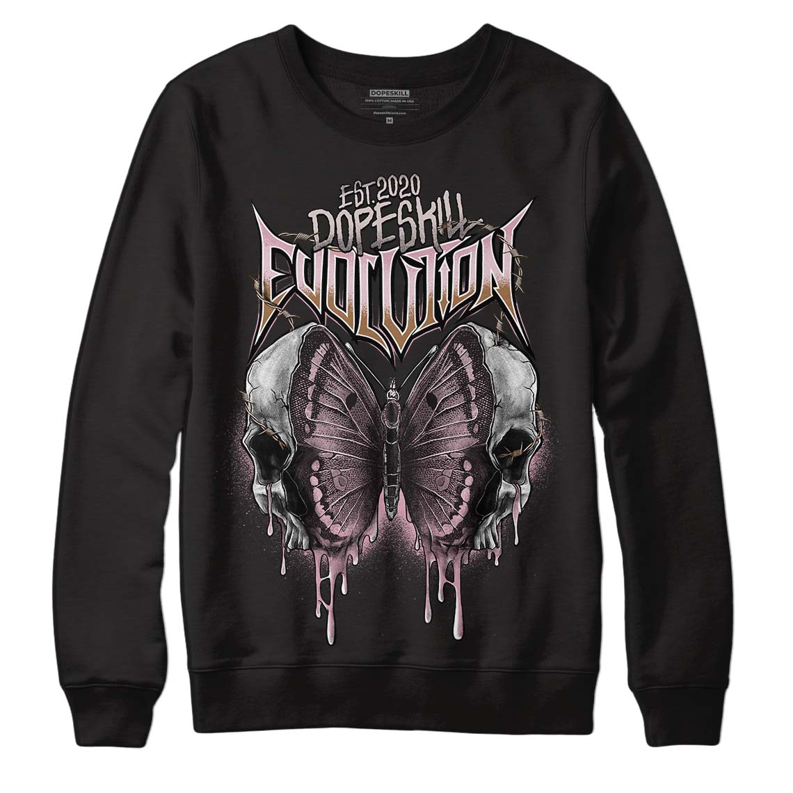 Dunk Low Teddy Bear Pink DopeSkill Sweatshirt DopeSkill Evolution Graphic - Black 