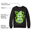 Neon Green Collection DopeSkill Sweatshirt New Double Bear Graphic