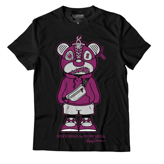 AJ 1 Retro High OG Bordeaux DopeSkill T-Shirt Sneaker Bear Graphic