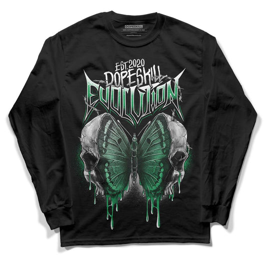 Jordan 3 WMNS “Lucky Green” DopeSkill Long Sleeve T-Shirt DopeSkill Evolution Graphic Streetwear - Black