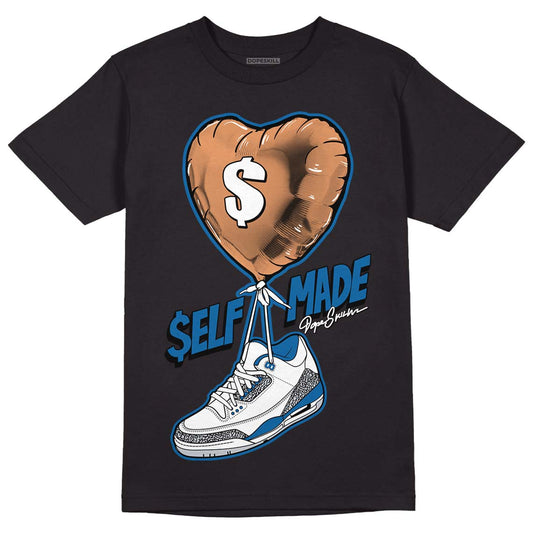 Jordan 3 Retro Wizards DopeSkill T-Shirt Self Made Graphic Streetwear - Black