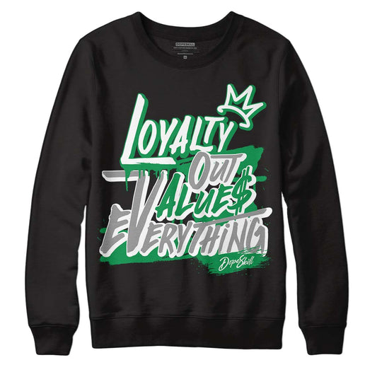 Jordan 3 WMNS “Lucky Green” DopeSkill Sweatshirt LOVE Graphic Streetwear - Black