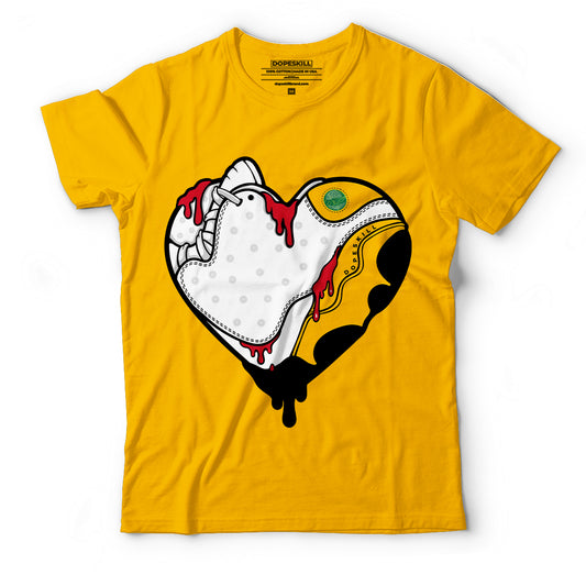 AJ 13 Del Sol DopeSkill Del Sol T-shirt Heart AJ 13 Graphic