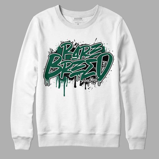 Lottery Pack Malachite Green Dunk Low DopeSkill Sweatshirt Rare Breed Graphic - White