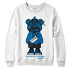 AJ 1 Dark Marina Blue DopeSkill Sweatshirt Sneaker Bear Graphic