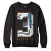 Jordan 3 Retro Wizards DopeSkill Sweatshirt No.3 Graphic Streetwear - Black