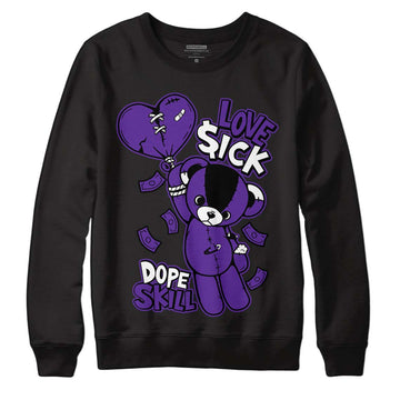 PURPLE Collection DopeSkill Sweatshirt Love Sick Graphic - Black