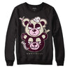 Dunk Low Night Maroon and Medium Soft Pink DopeSkill Sweatshirt New Double Bear Graphic Streetwear - Black 