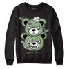 Jordan 4 Retro “Seafoam” DopeSkill Sweatshirt New Double Bear Graphic Streetwear - Black