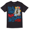 Messy Room 4s DopeSkill T-Shirt Real Ones Move In Silence Graphic - Black