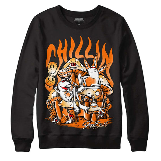 Wmns Dunk Low 'Magma Orange DopeSkill Sweatshirt Chillin Graphic Streetwear - Black