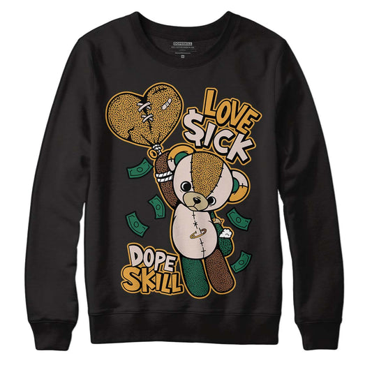 Safari Dunk Low DopeSkill Sweatshirt Love Sick Graphic - Black 