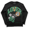 Nike SB x Jordan 4 “Pine Green” DopeSkill Long Sleeve T-Shirt Loser Lover Graphic Streetwear - Black