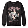 Jordan 1 High OG WMNS Washed Pink DopeSkill Sweatshirt Slow Burn Graphic Streetwear - Black