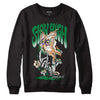 Nike SB x Jordan 4 “Pine Green” DopeSkill Sweatshirt Stay High Graphic Streetwear - Black