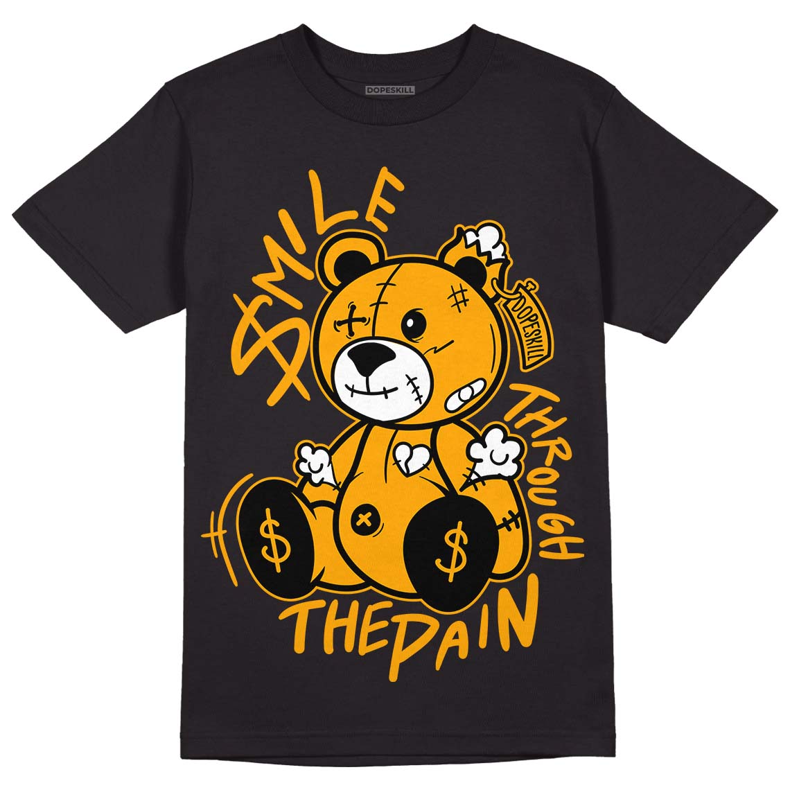 Black Taxi 12s DopeSkill T-Shirt BEAN Graphic - Black 