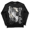 Jordan 4 Retro SE Craft Photon Dust DopeSkill Long Sleeve T-Shirt Trust God  Graphic Streetwear - Black 